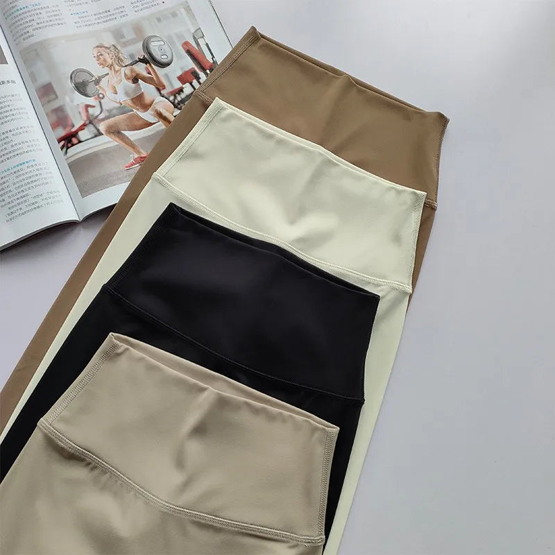High Quality Sport Leggings for Women High Waist Yoga Leggings Soft Breathable Sports Tights Leggings Fitness Gym Elastic Pants
