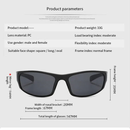 Lunettes de Cyclisme Unisexe Sport et Soleil