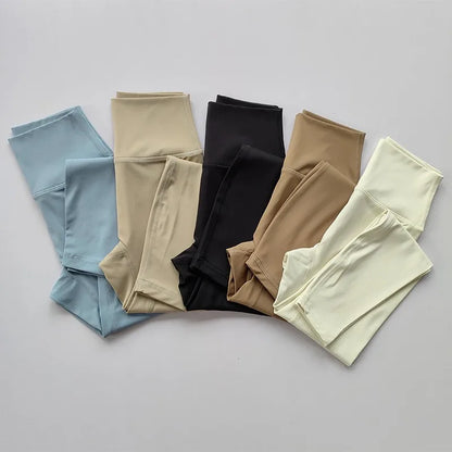 High Quality Sport Leggings for Women High Waist Yoga Leggings Soft Breathable Sports Tights Leggings Fitness Gym Elastic Pants