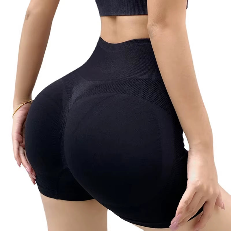 Shorts de Sport Femme Taille Haute Gainants Fitness & Yoga